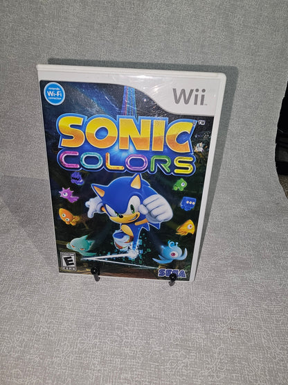 Sonic Colors (Nintendo Wii, 2010) Complete CIB Manual Tested