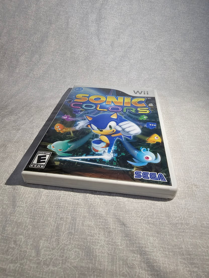 Sonic Colors (Nintendo Wii, 2010) Complete CIB Manual Tested