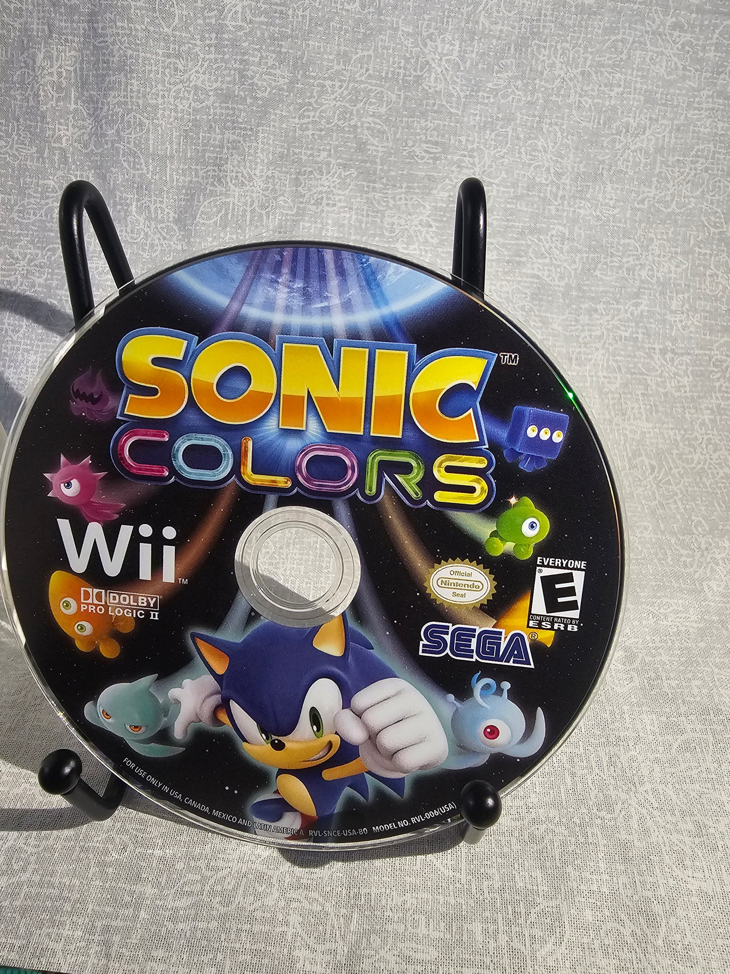 Sonic Colors (Nintendo Wii, 2010) Complete CIB Manual Tested