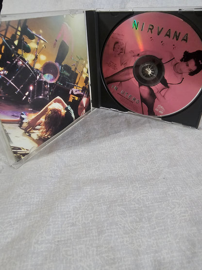 Rock Grunge Nirvana In Utero Music CD 1993 D190124 BMG 1st Edition Print