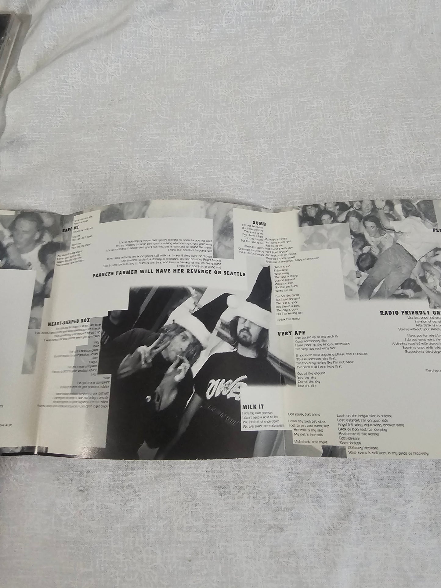 Rock Grunge Nirvana In Utero Music CD 1993 D190124 BMG 1st Edition Print