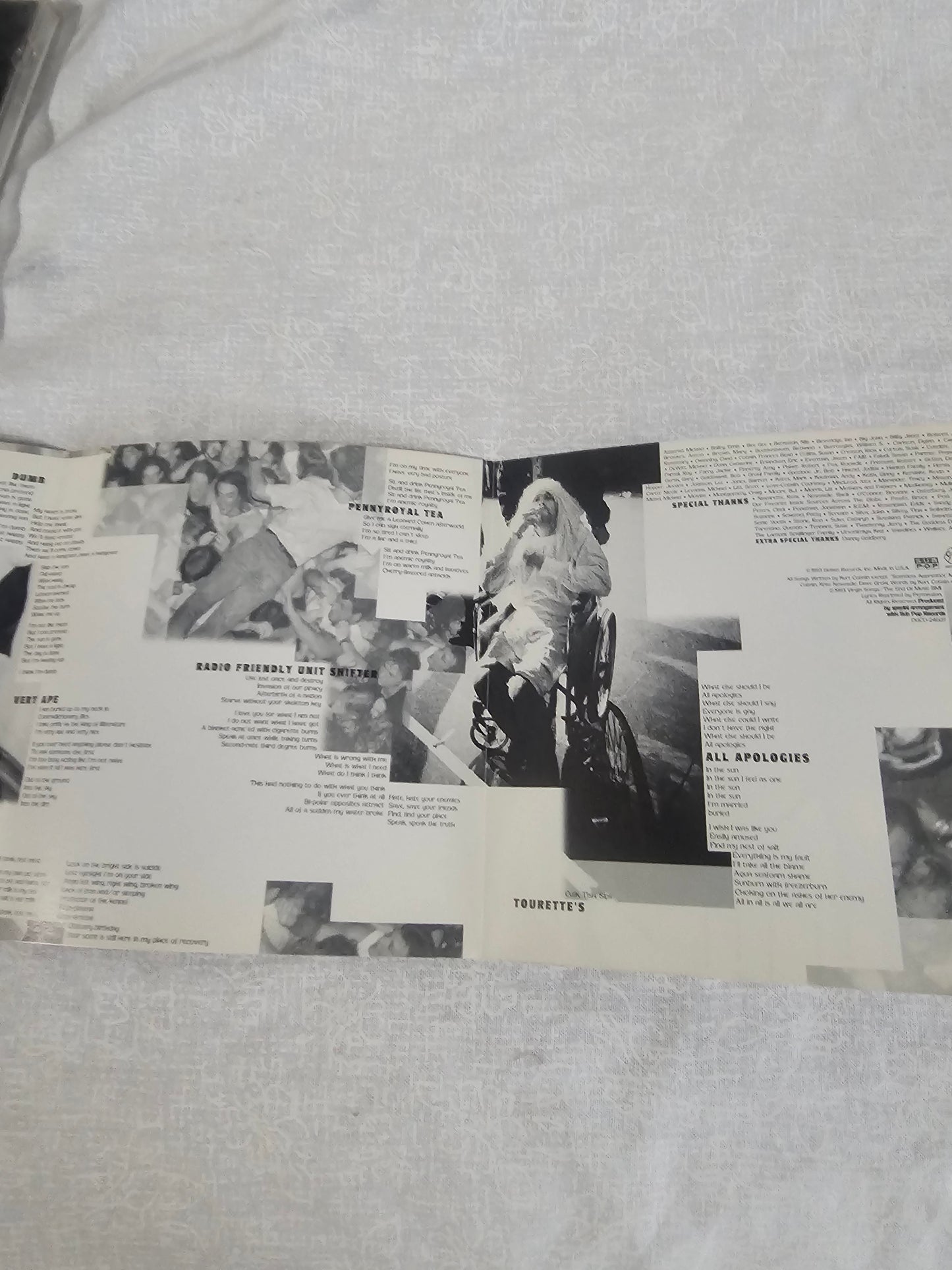 Rock Grunge Nirvana In Utero Music CD 1993 D190124 BMG 1st Edition Print