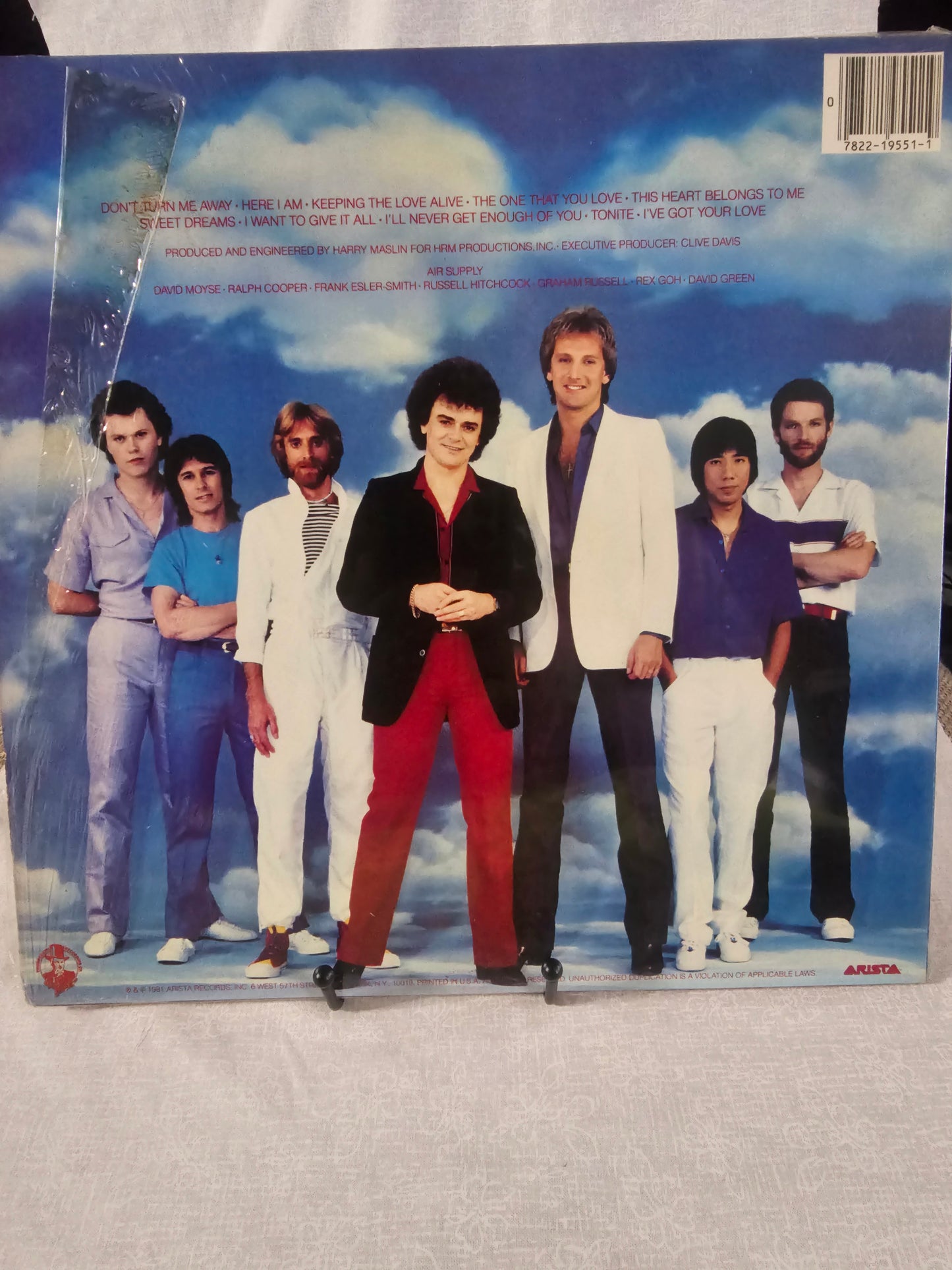 Air Supply The One That You Love 1981 Arista Records 12" Vinyl Album EX/EX LP