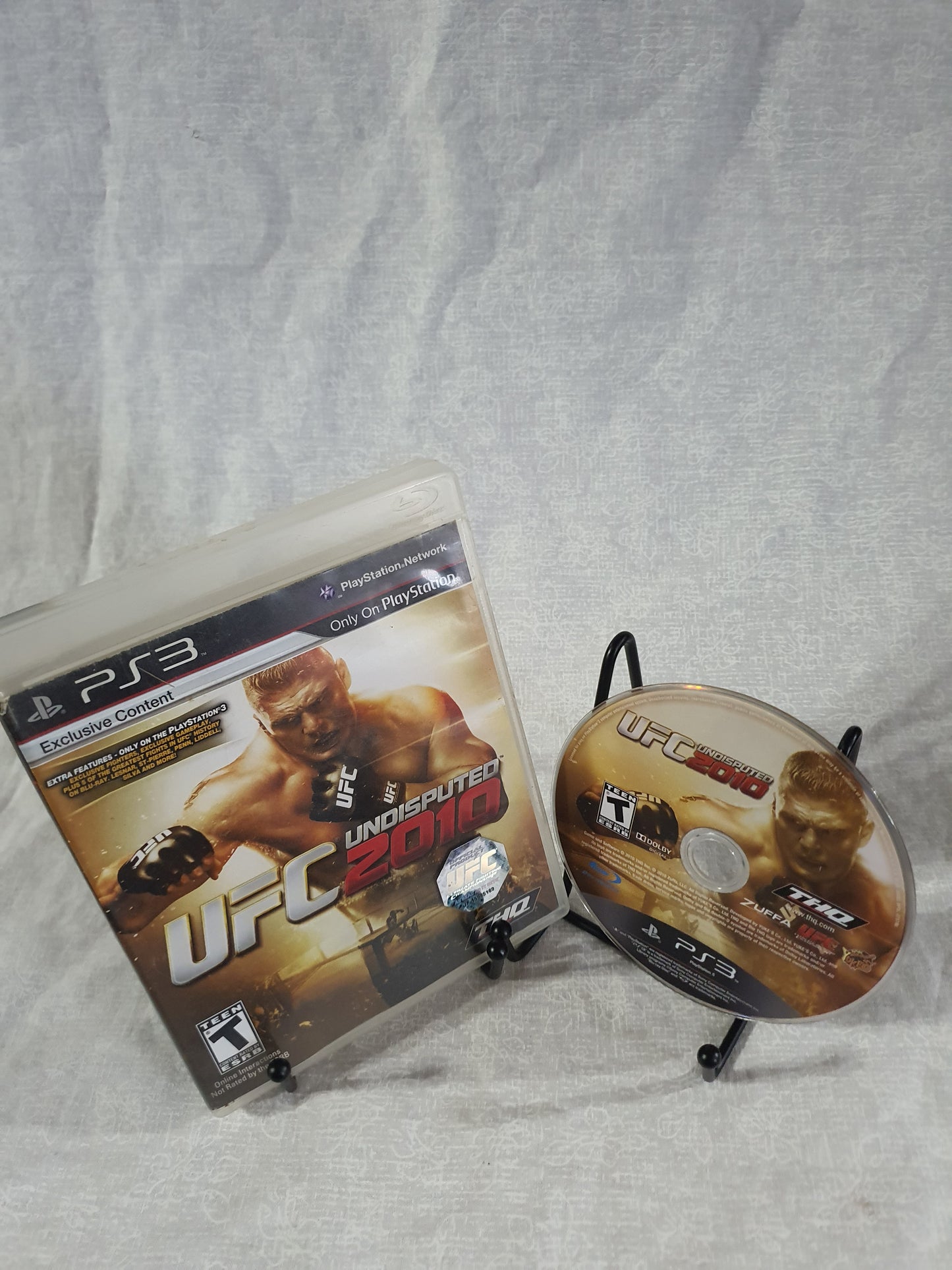 UFC Undisputed 2010 (Sony PlayStation 3, 2010) Tested Brock Lesnar Cover
