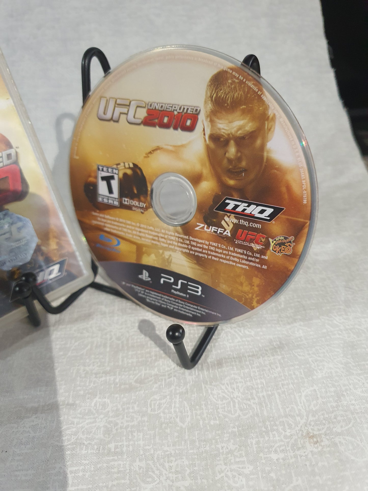 UFC Undisputed 2010 (Sony PlayStation 3, 2010) Tested Brock Lesnar Cover