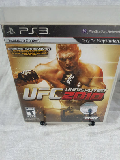 UFC Undisputed 2010 (Sony PlayStation 3, 2010) Tested Brock Lesnar Cover