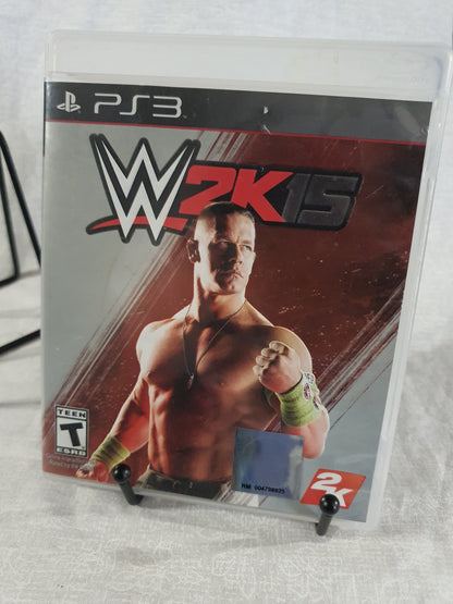 WWE 2K15 PS3 PlayStation 3 Game & Case Complete CIB Very Good