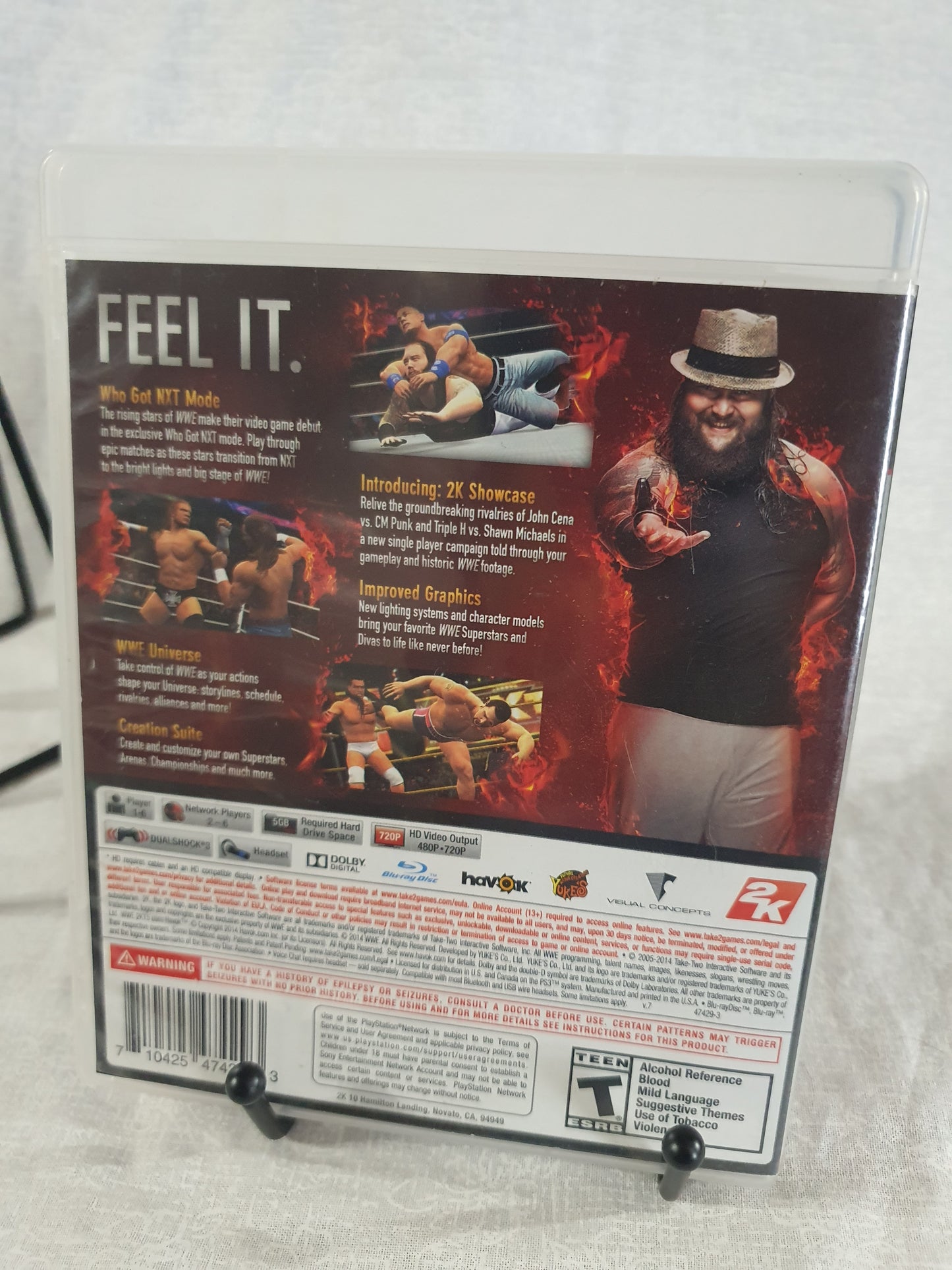 WWE 2K15 PS3 PlayStation 3 Game & Case Complete CIB Very Good