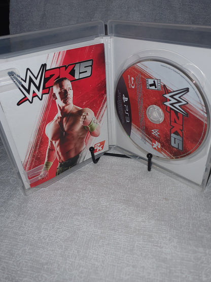 WWE 2K15 PS3 PlayStation 3 Game & Case Complete CIB Very Good