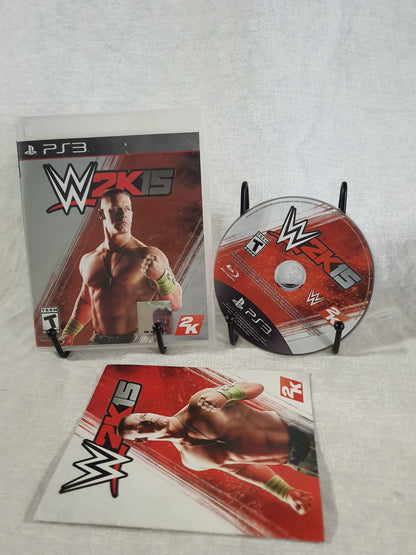 WWE 2K15 PS3 PlayStation 3 Game & Case Complete CIB Very Good