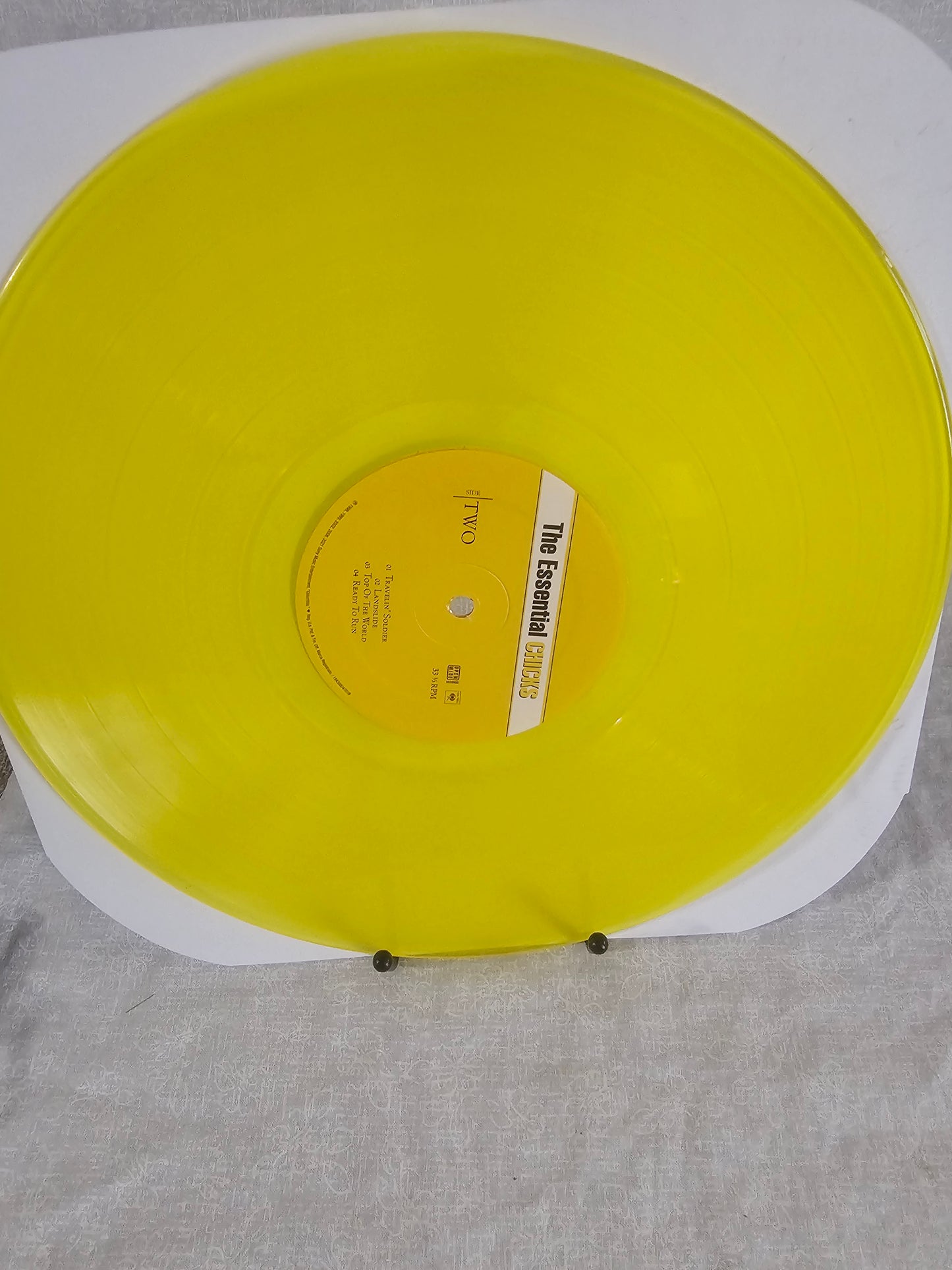 The Chicks Vinyl The Essential Chicks Record Yellow LP 2021 EX/EX 19439804701