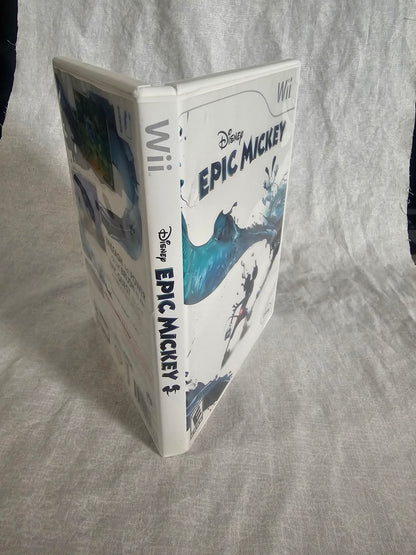 Disney Epic Mickey (Nintendo Wii, 2010) Complete CIB RVL-SEME-USA-B0 Manuel