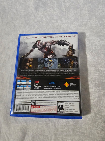 God of War 3 Remastered PS4 PlayStation 4 Complete CIB