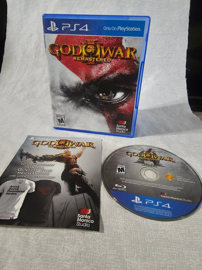 God of War 3 Remastered PS4 PlayStation 4 Complete CIB