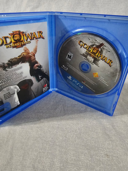 God of War 3 Remastered PS4 PlayStation 4 Complete CIB