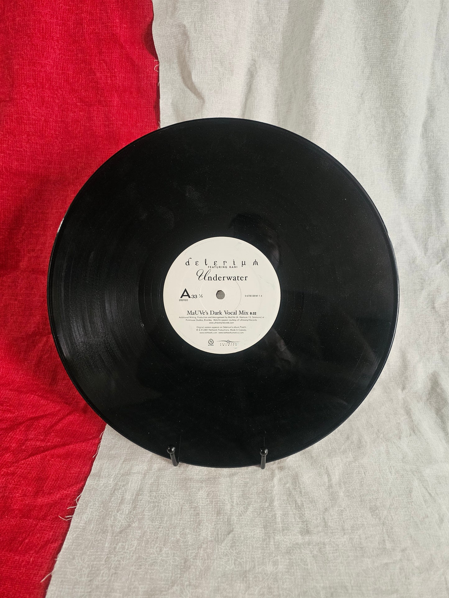 Delerium Feat. Rani Underwater Remixes Mauve Above and Beyond Hydrogen Rockers Vinyl 2001 EMD Trance Music