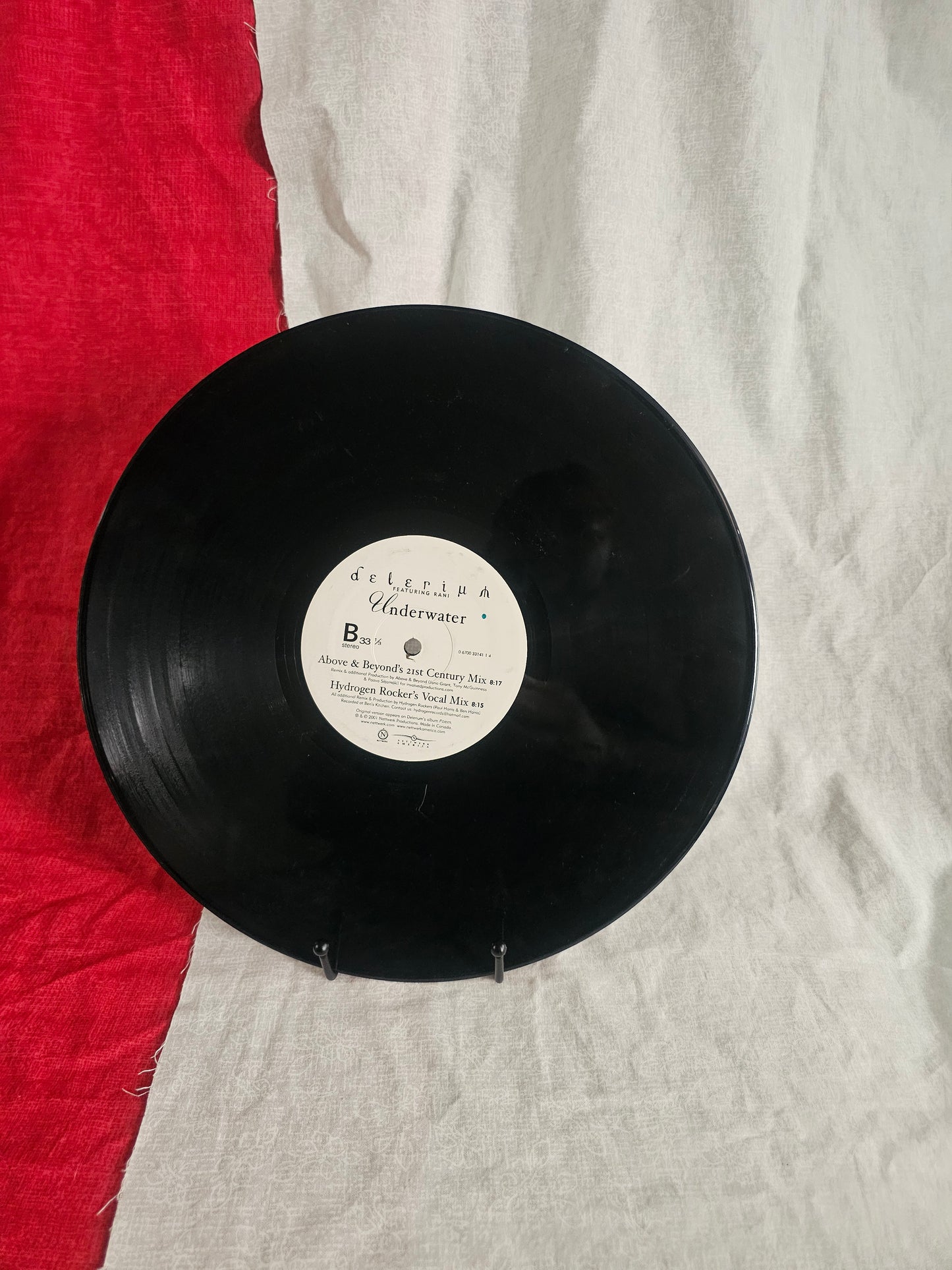 Delerium Feat. Rani Underwater Remixes Mauve Above and Beyond Hydrogen Rockers Vinyl 2001 EMD Trance Music