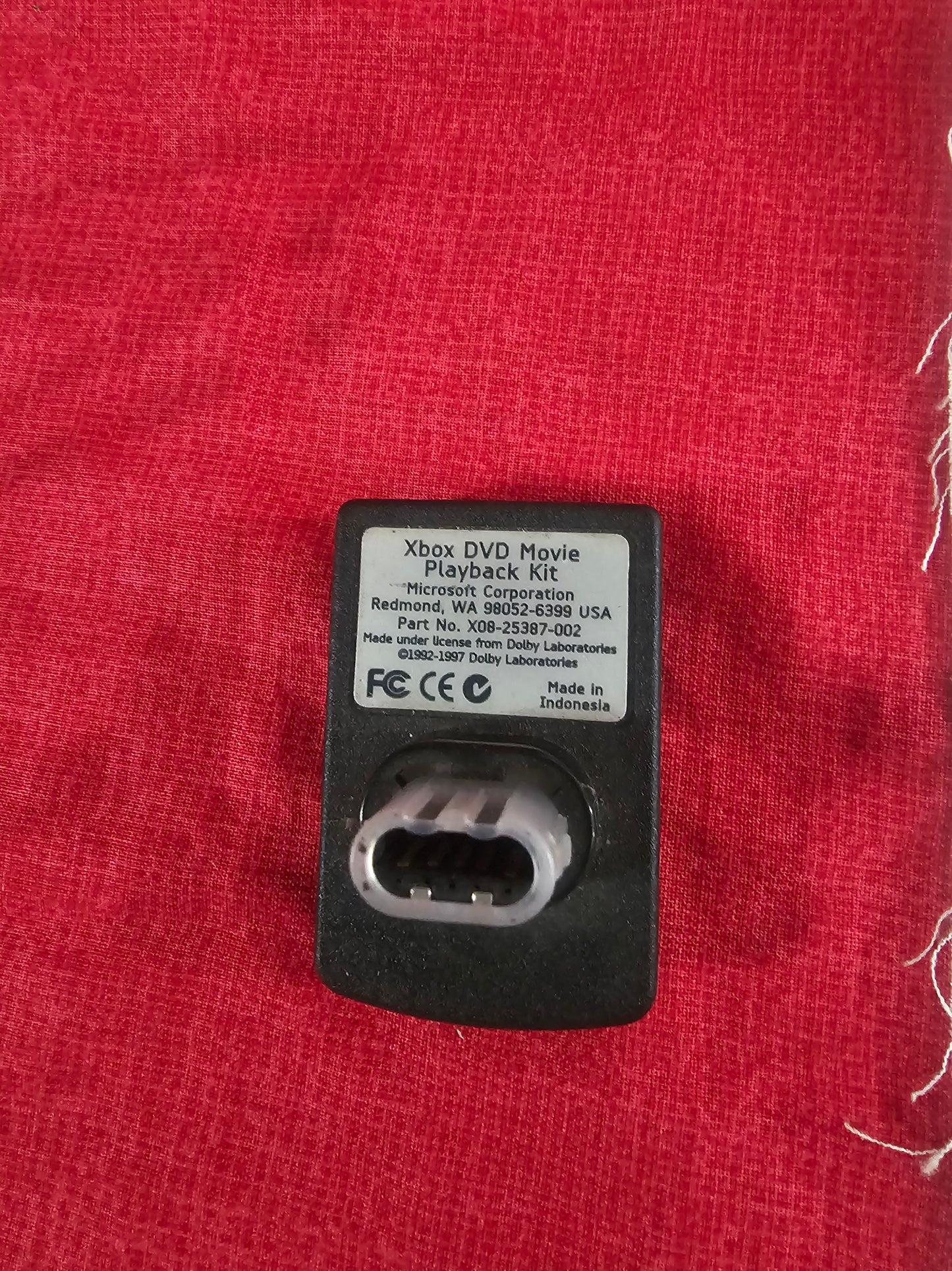 Original Xbox DVD Remote Control Receiver Only OEM Official Movie Playback