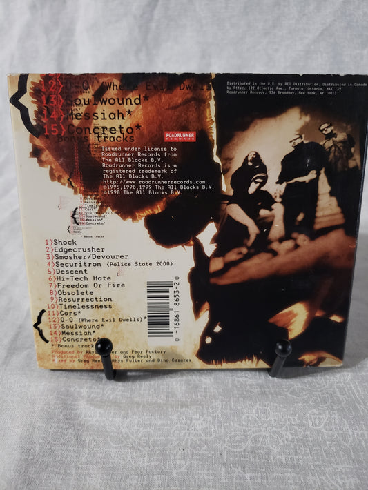Obsolete [Digipak] [Limited] by Fear Factory (CD, Mar-1999, Roadrunner) Tested