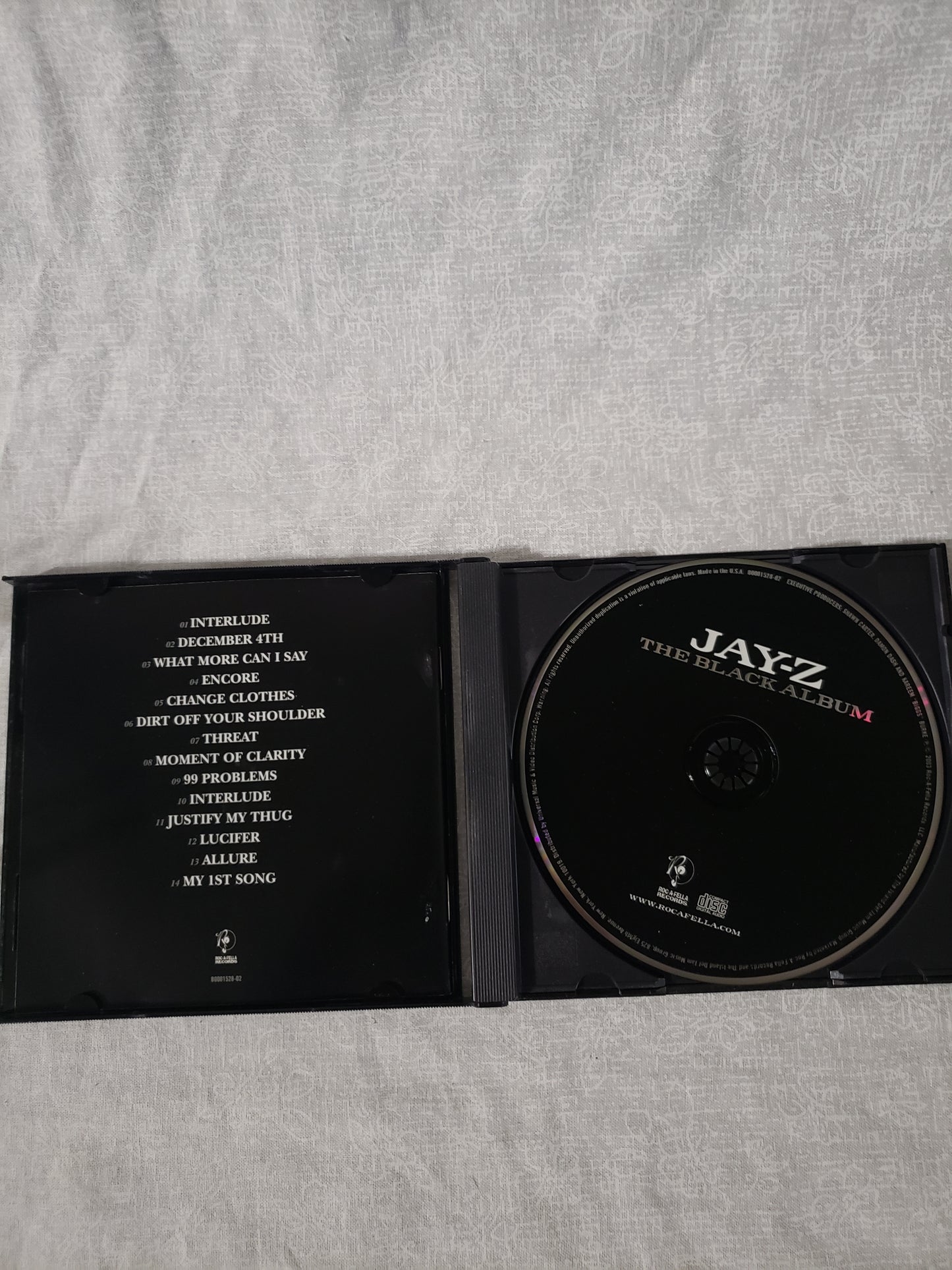 Jay-Z The Black Album CD Rap & Hip-Hop Roc-A-Fella Records 2003