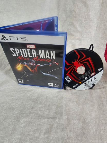 Marvel Spiderman: Miles Morales (Sony PlayStation 5, 2020) Complete Near Mint