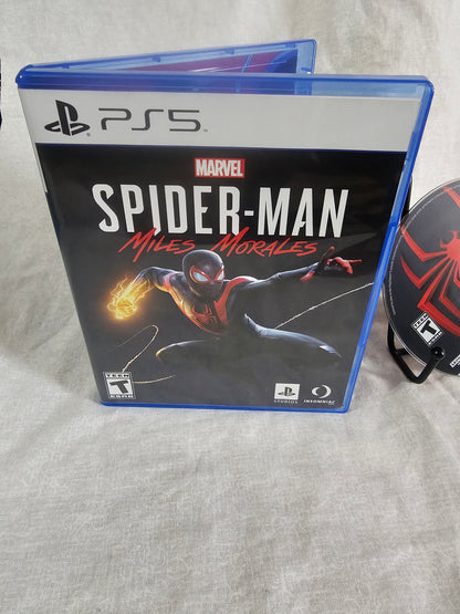 Marvel Spiderman: Miles Morales (Sony PlayStation 5, 2020) Complete Near Mint
