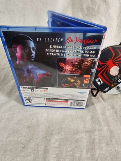 Marvel Spiderman: Miles Morales (Sony PlayStation 5, 2020) Complete Near Mint