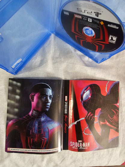 Marvel Spiderman: Miles Morales (Sony PlayStation 5, 2020) Complete Near Mint