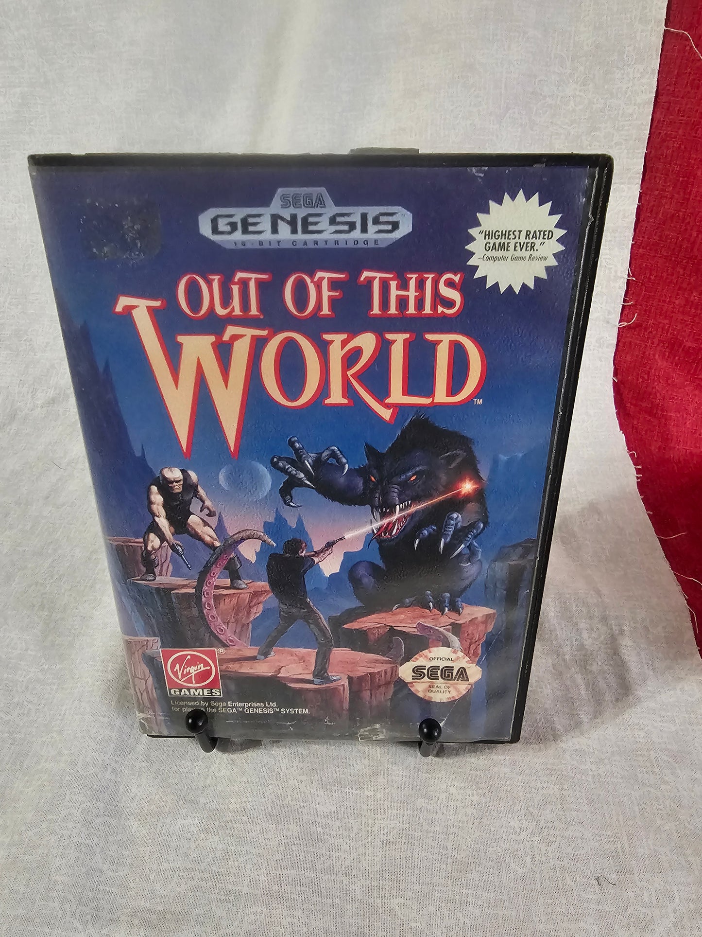 Out of This World (Sega Genesis, 1994) Cartridge T-70106