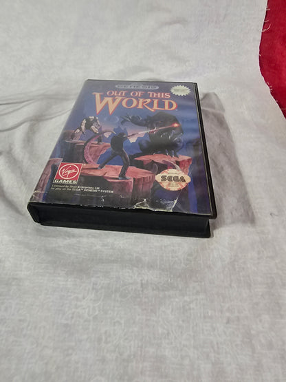 Out of This World (Sega Genesis, 1994) Cartridge T-70106