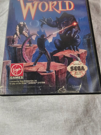 Out of This World (Sega Genesis, 1994) Cartridge T-70106