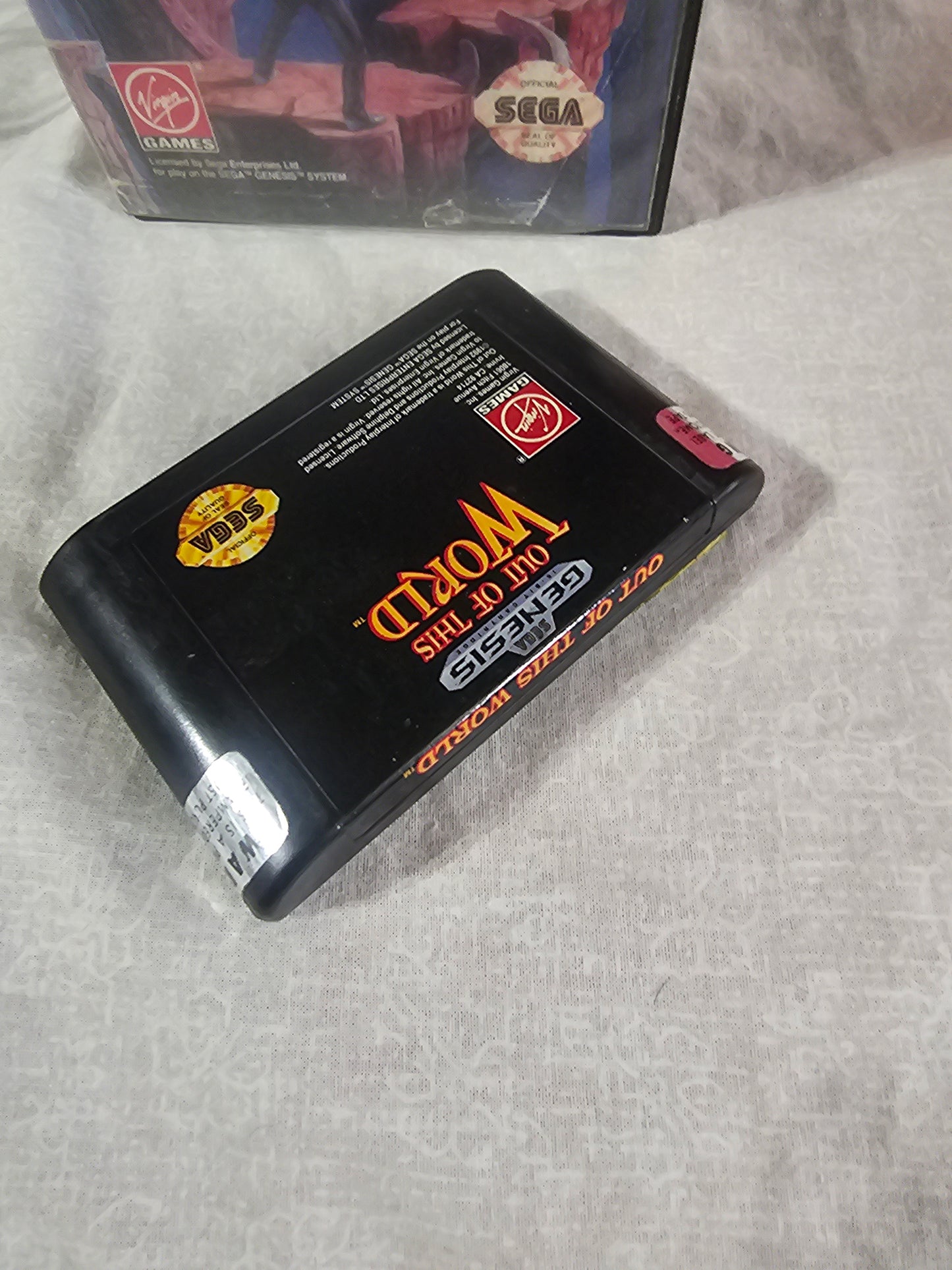 Out of This World (Sega Genesis, 1994) Cartridge T-70106