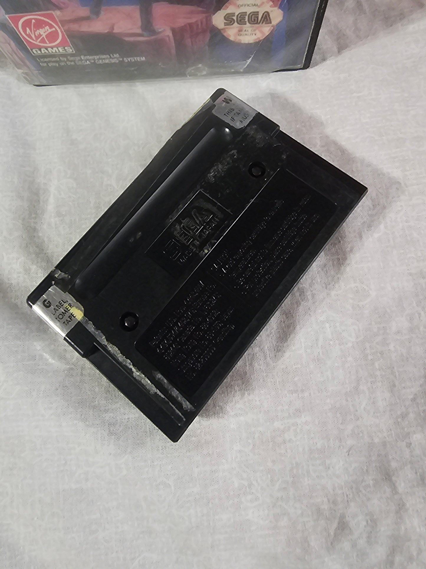 Out of This World (Sega Genesis, 1994) Cartridge T-70106