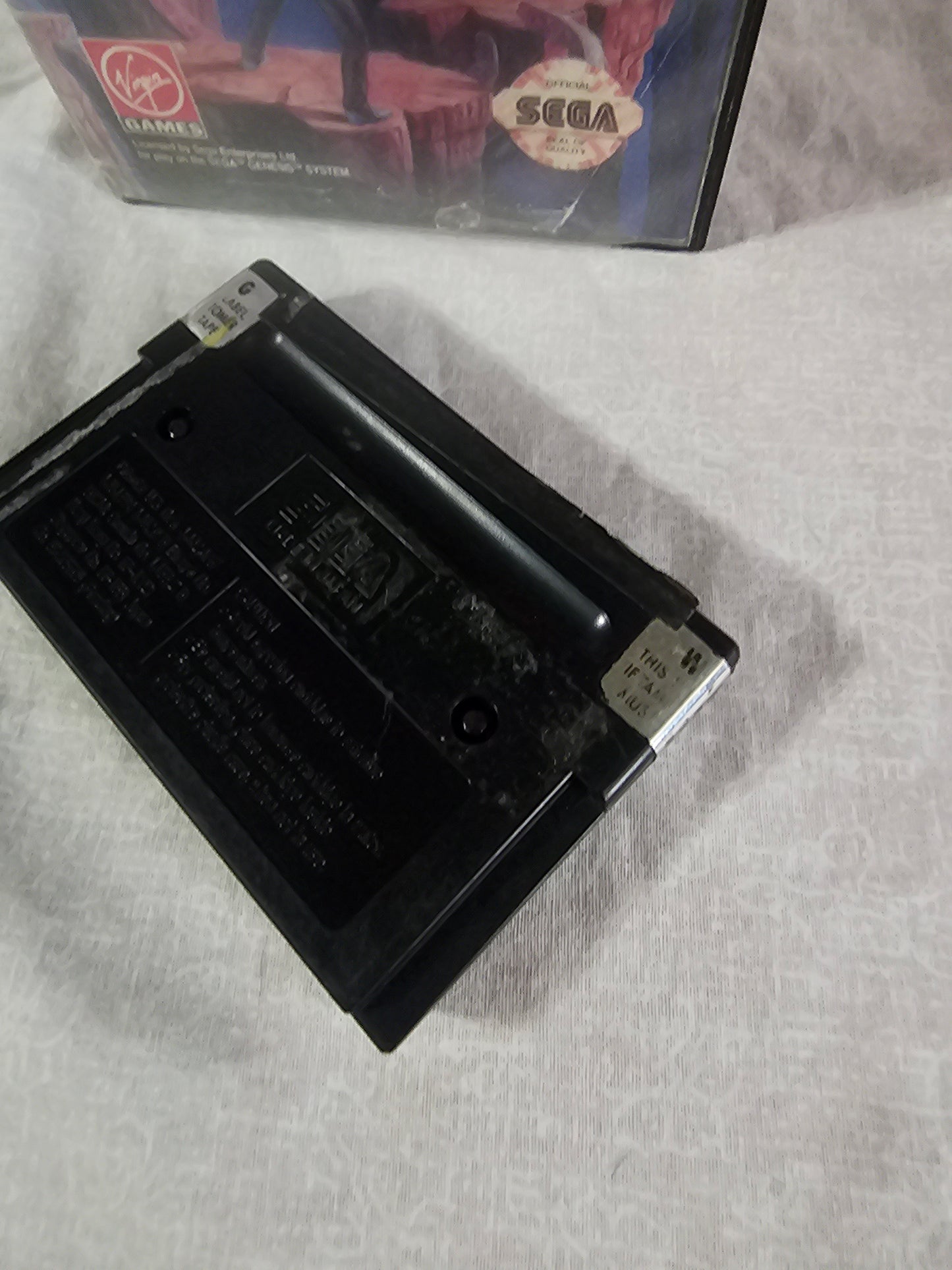 Out of This World (Sega Genesis, 1994) Cartridge T-70106