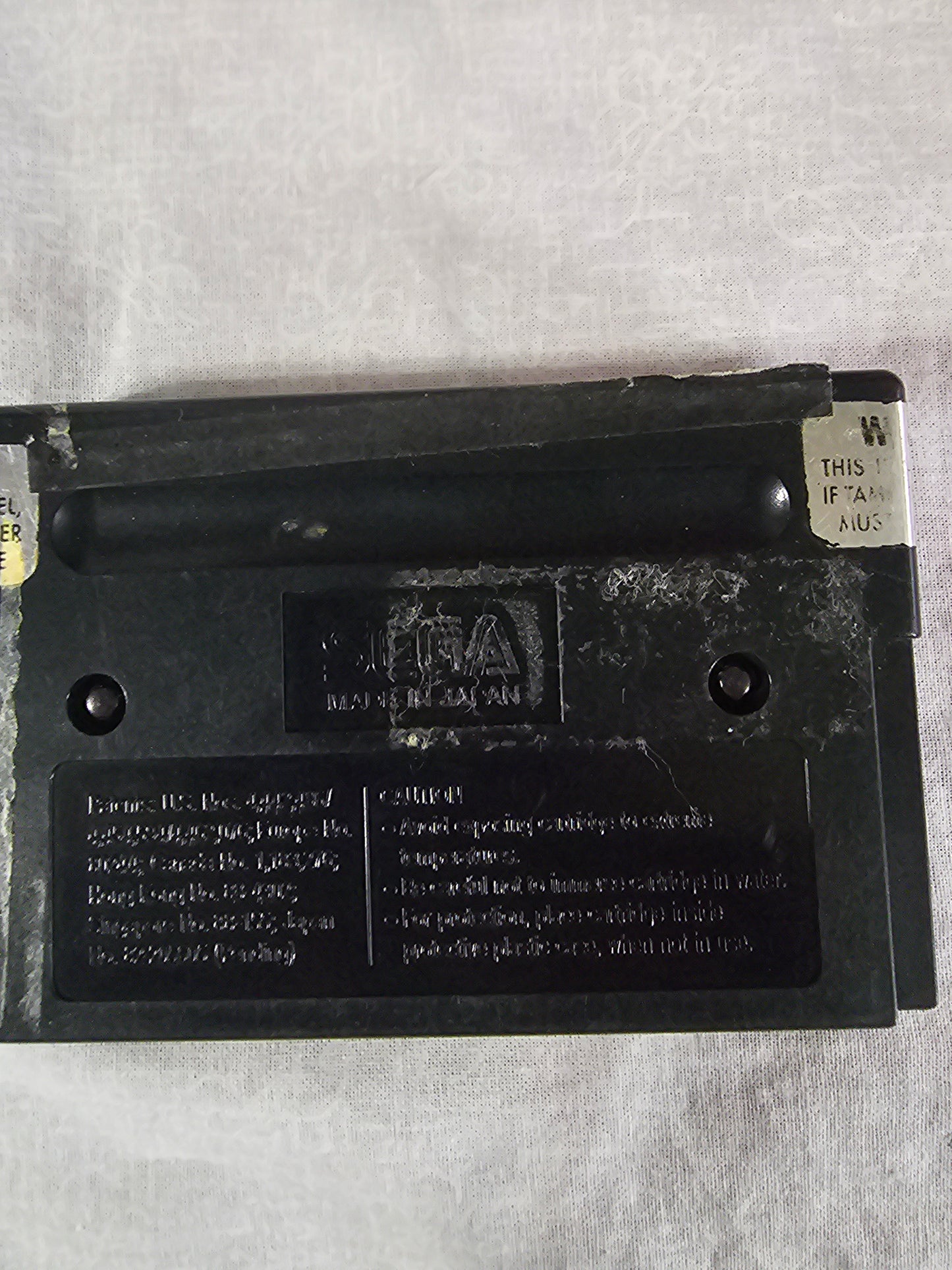 Out of This World (Sega Genesis, 1994) Cartridge T-70106