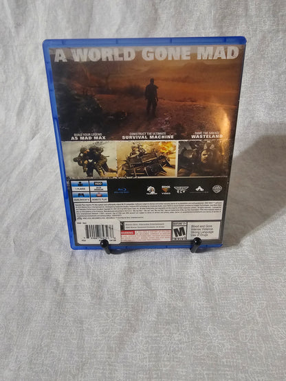 Mad Max (Sony PlayStation 4, 2015) Complete CIB