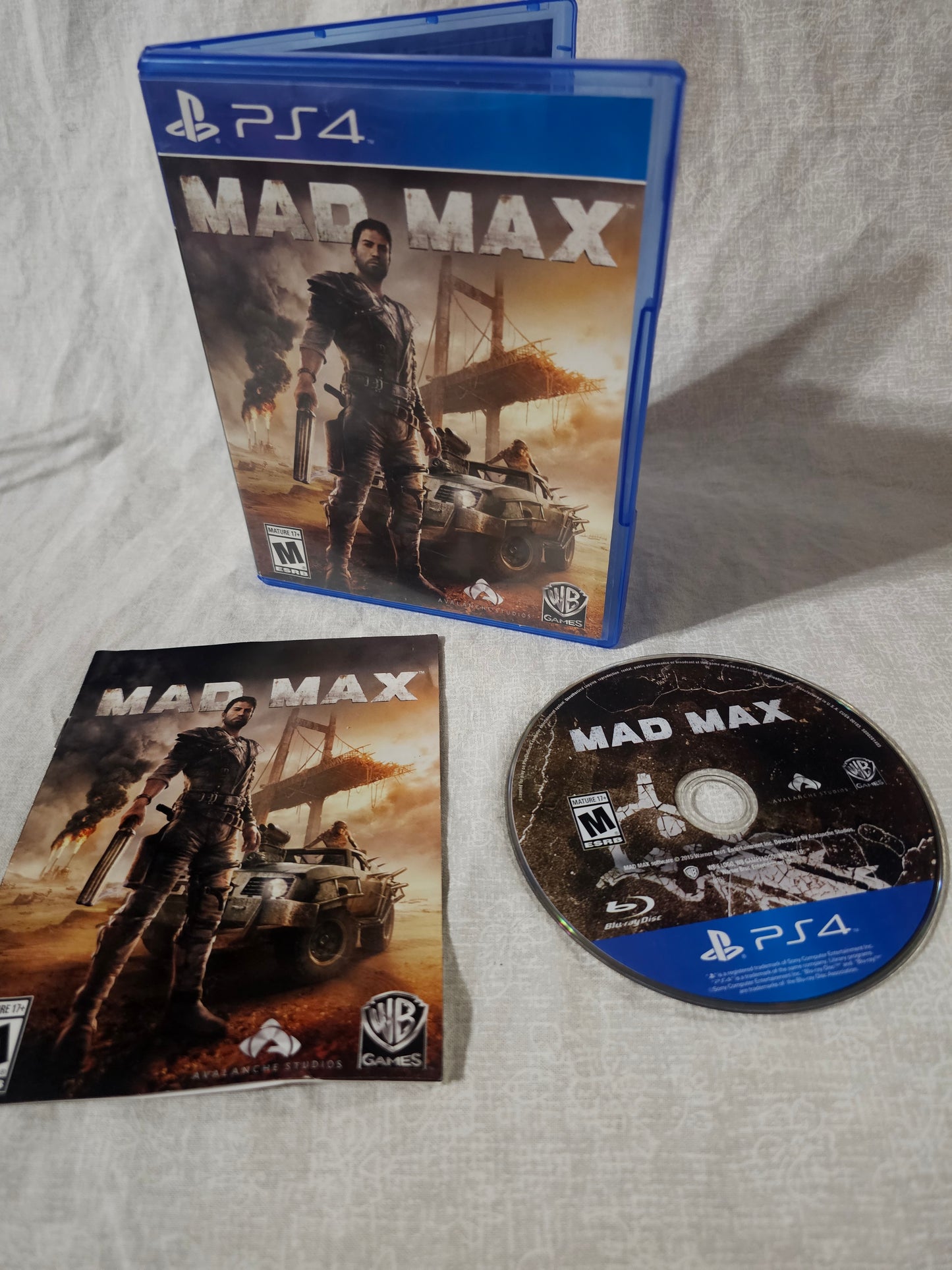 Mad Max (Sony PlayStation 4, 2015) Complete CIB