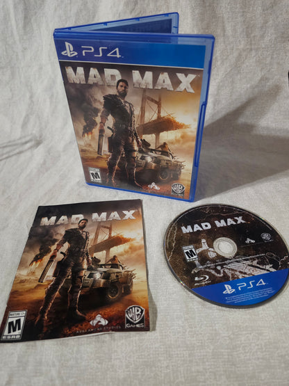 Mad Max (Sony PlayStation 4, 2015) Complete CIB