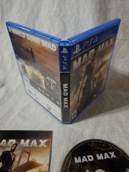 Mad Max (Sony PlayStation 4, 2015) Complete CIB