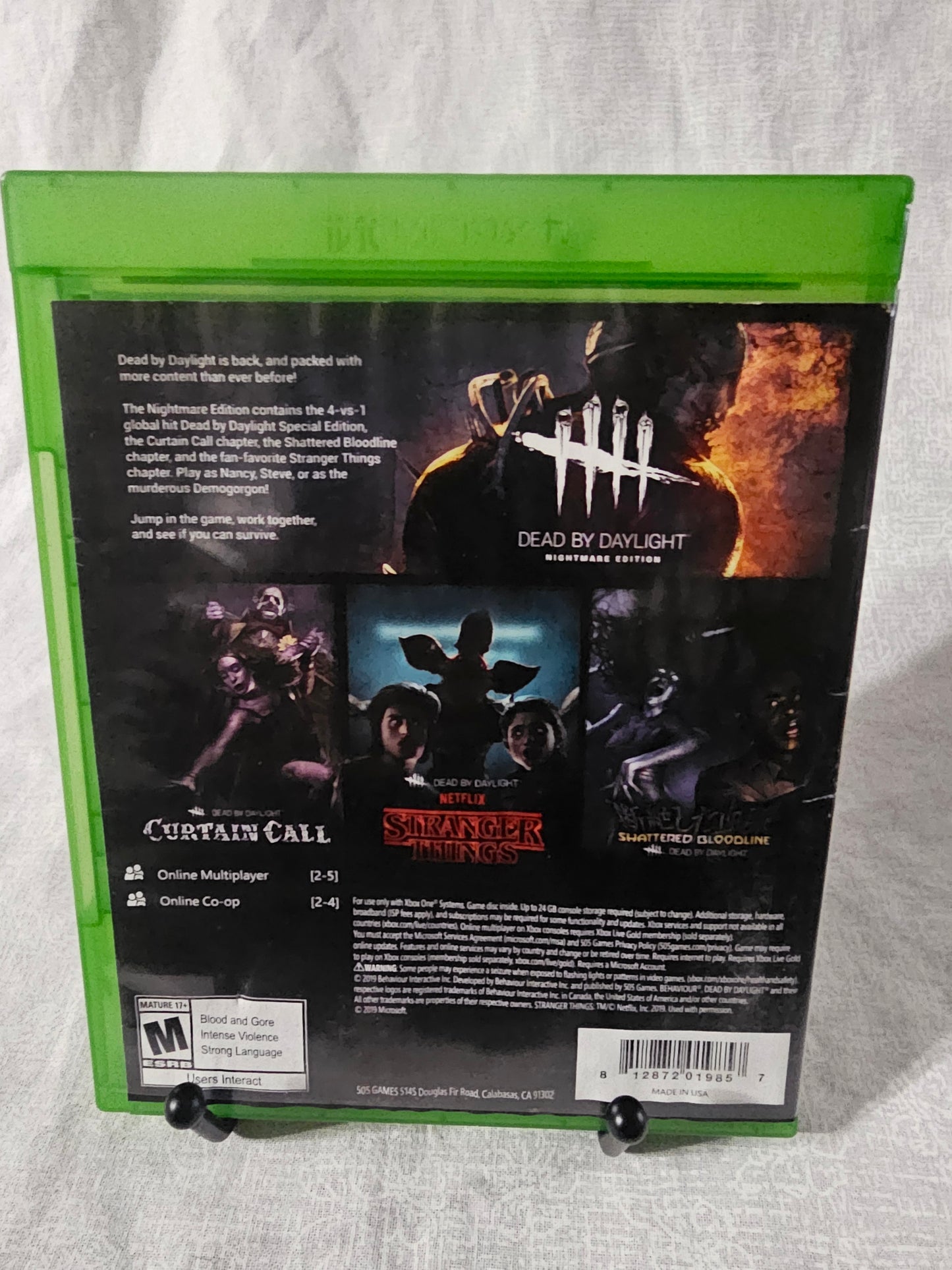Dead By Daylight Nightmare Edition (Microsoft Xbox One, 2019) Complete CIB