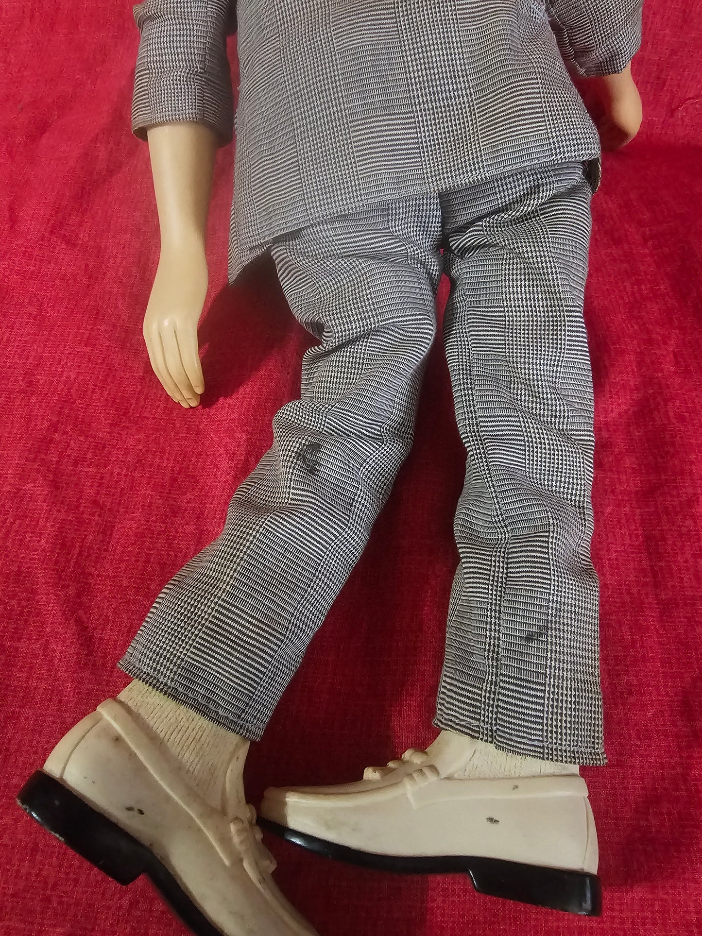 Vintage 1987 Pee-Wee Herman Talking Pull String Doll 16” Paul Reubens Work Voice