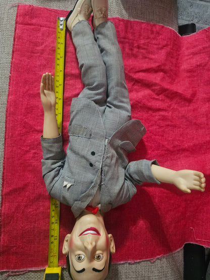 Vintage 1987 Pee-Wee Herman Talking Pull String Doll 16” Paul Reubens Work Voice