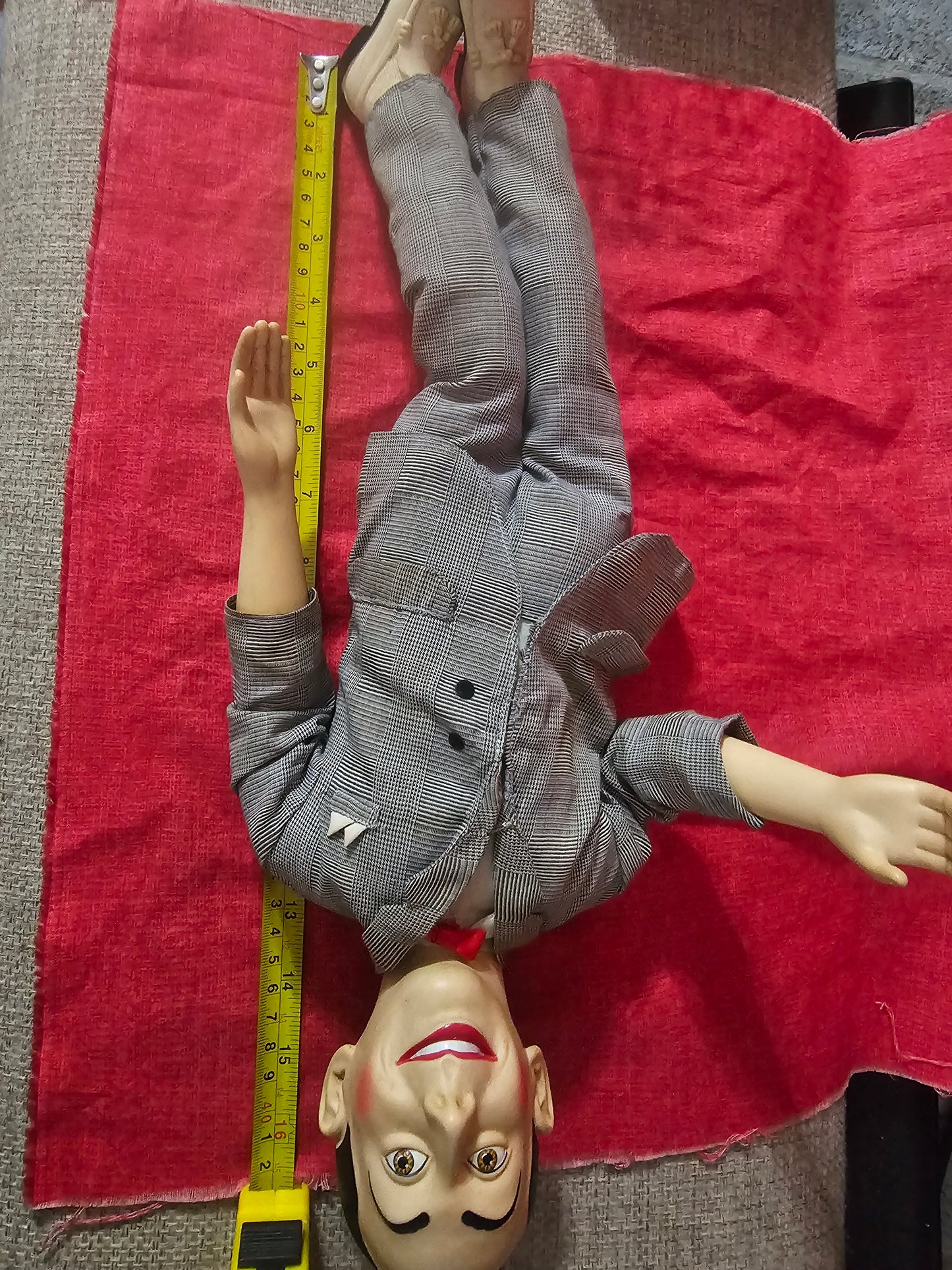 Vintage 1987 Pee-Wee Herman Talking Pull String Doll 16” Paul Reubens Work Voice