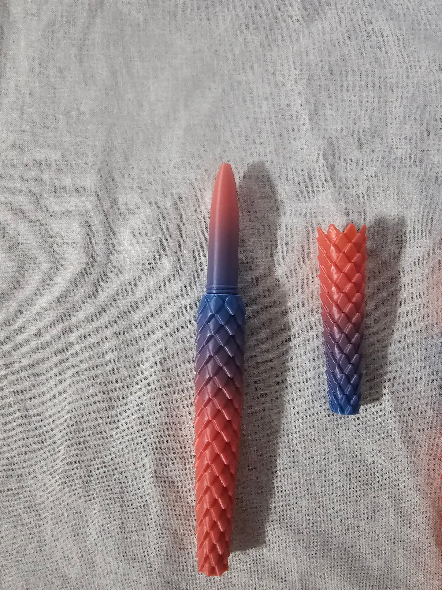 Dragon Scale Ballpoint Pen Converter Cover Scale Armor Accent Purple Pink G2 Pen