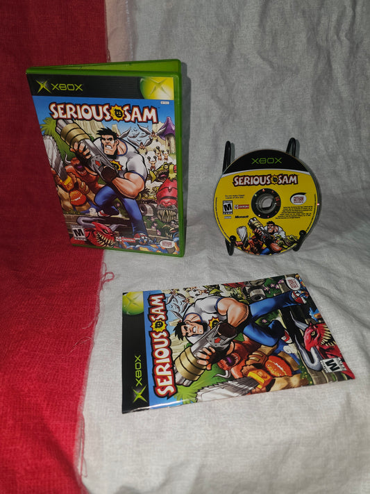 Serious Sam (Microsoft Xbox, 2002) Complete W/ Manual CIB - Tested GOT-29208
