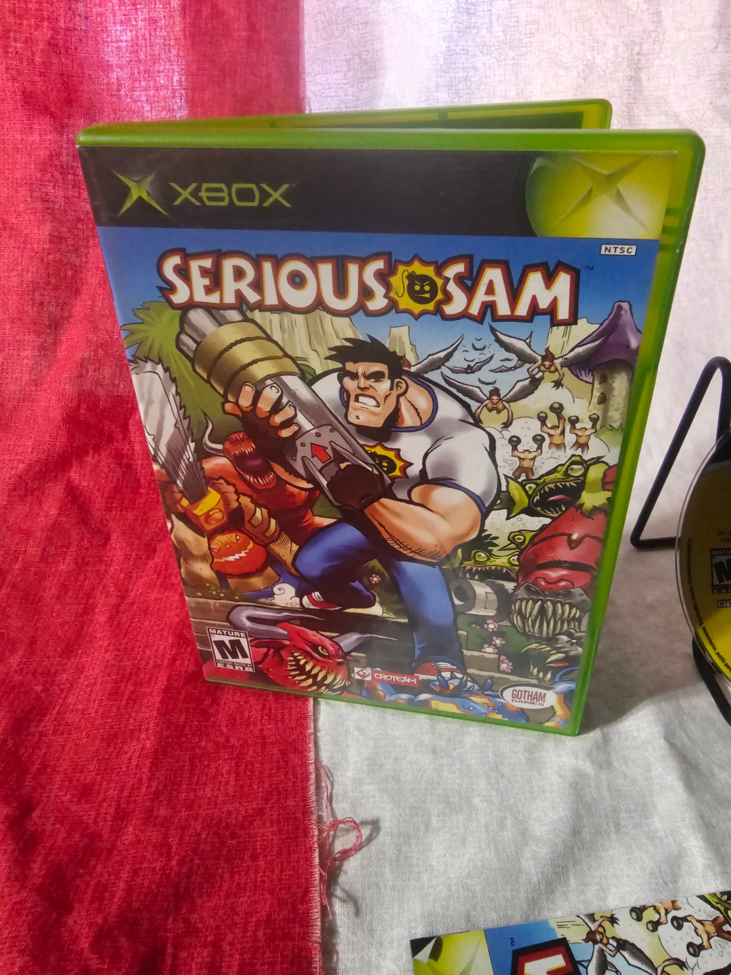 Serious Sam (Microsoft Xbox, 2002) Complete W/ Manual CIB - Tested GOT-29208