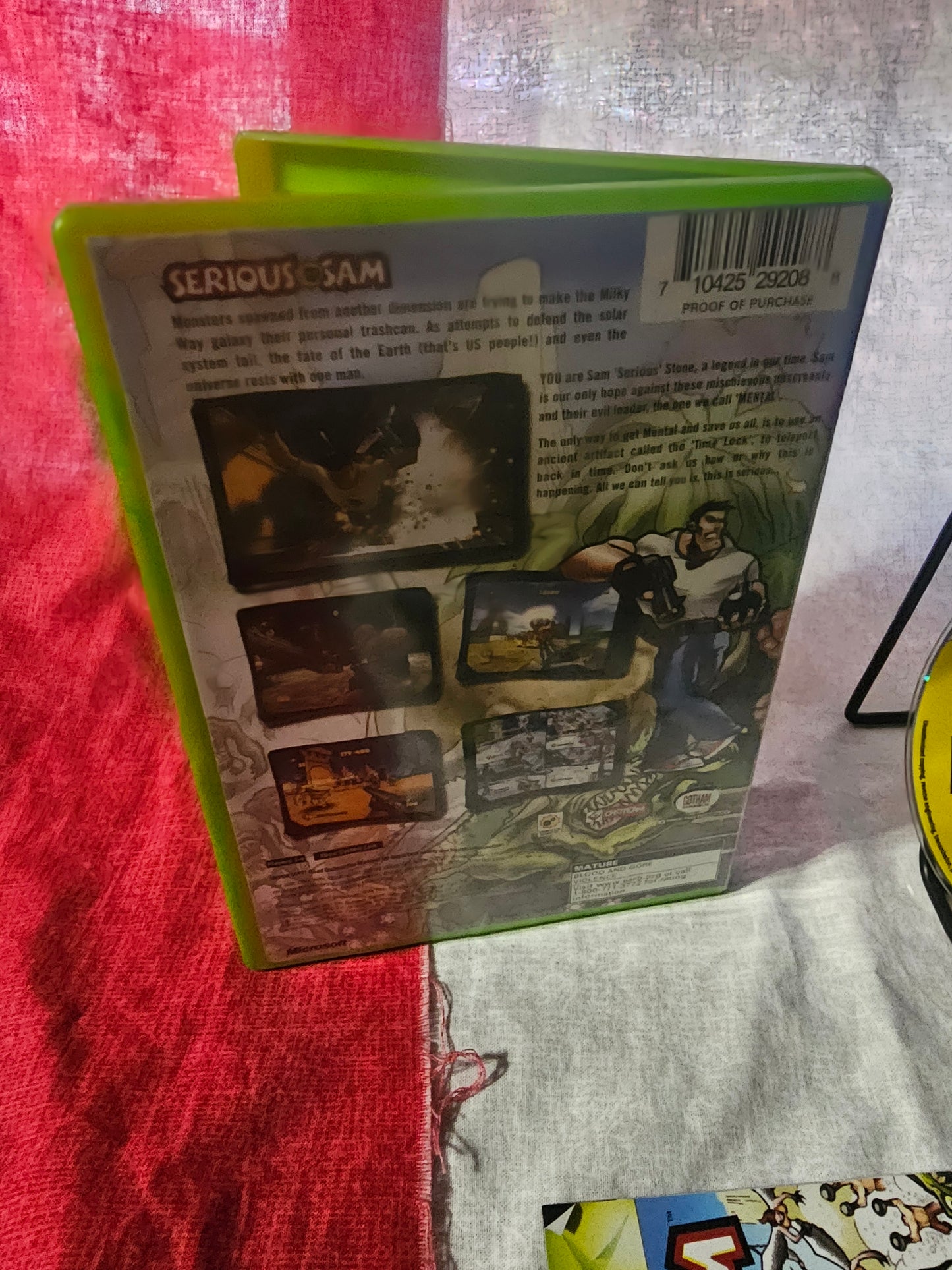 Serious Sam (Microsoft Xbox, 2002) Complete W/ Manual CIB - Tested GOT-29208