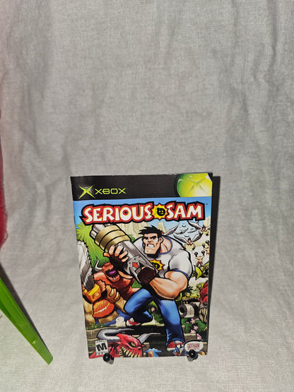 Serious Sam (Microsoft Xbox, 2002) Complete W/ Manual CIB - Tested GOT-29208