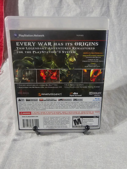 God of War: Origins Collection (Sony PlayStation 3, 2011) Complete CIB Very Good