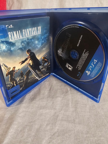 Final Fantasy XV (PlayStation 4, 2016) Complete CIB With Inserts Case Game Disc Excellent